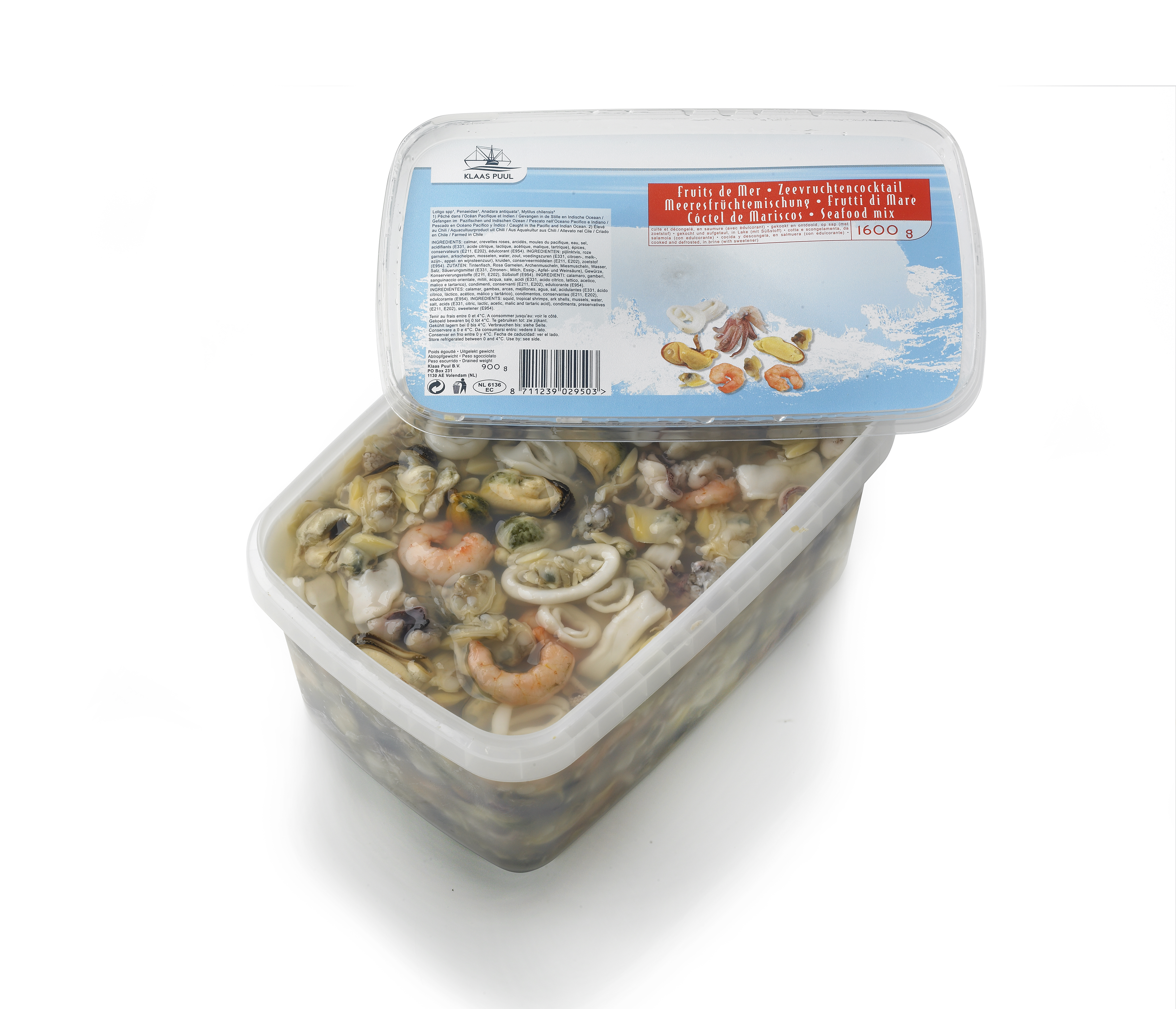 22215 Fruit de mer op water 1 kilo