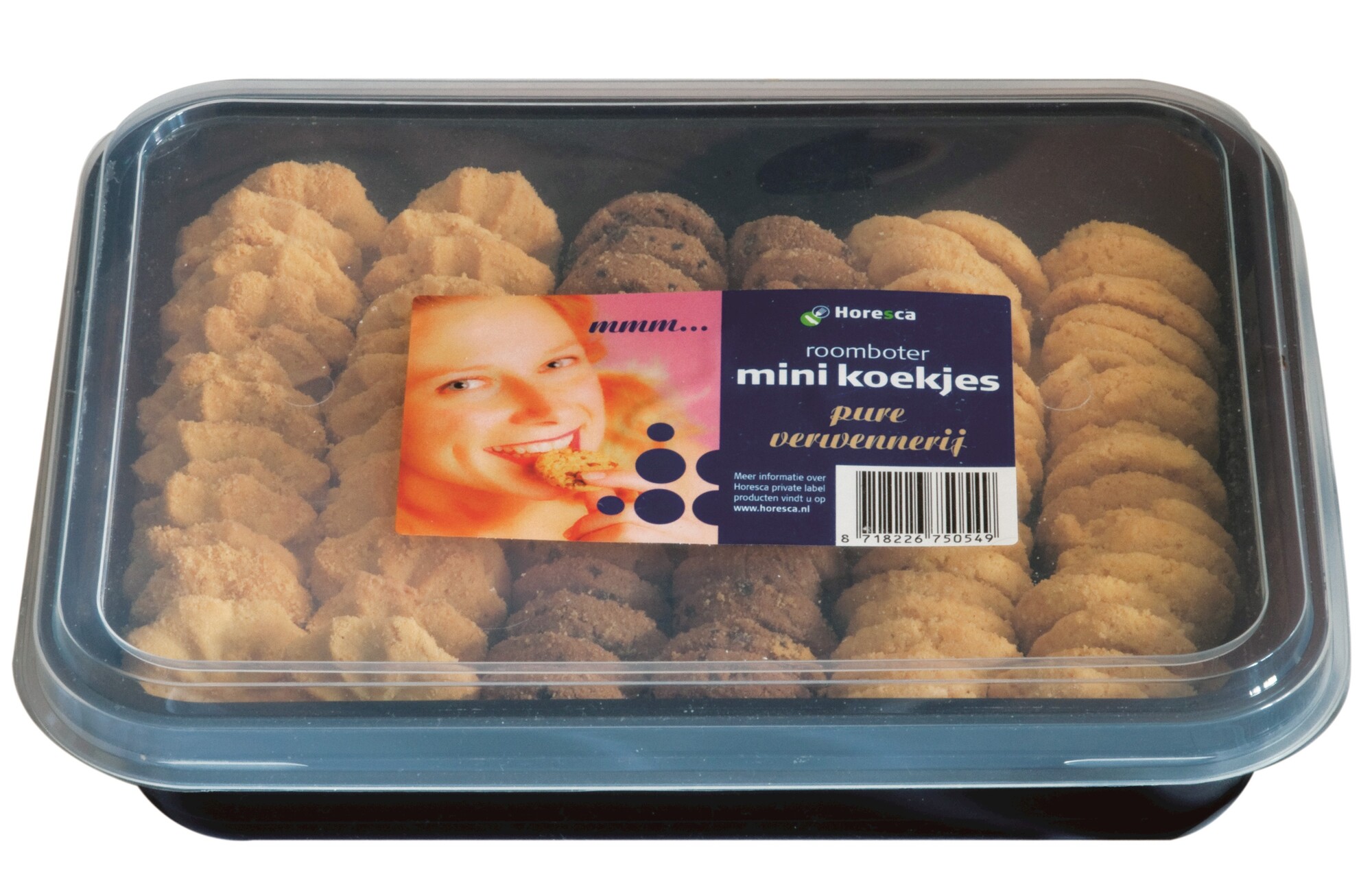 49697 Mini roomboter koekjes assorti 900 gr