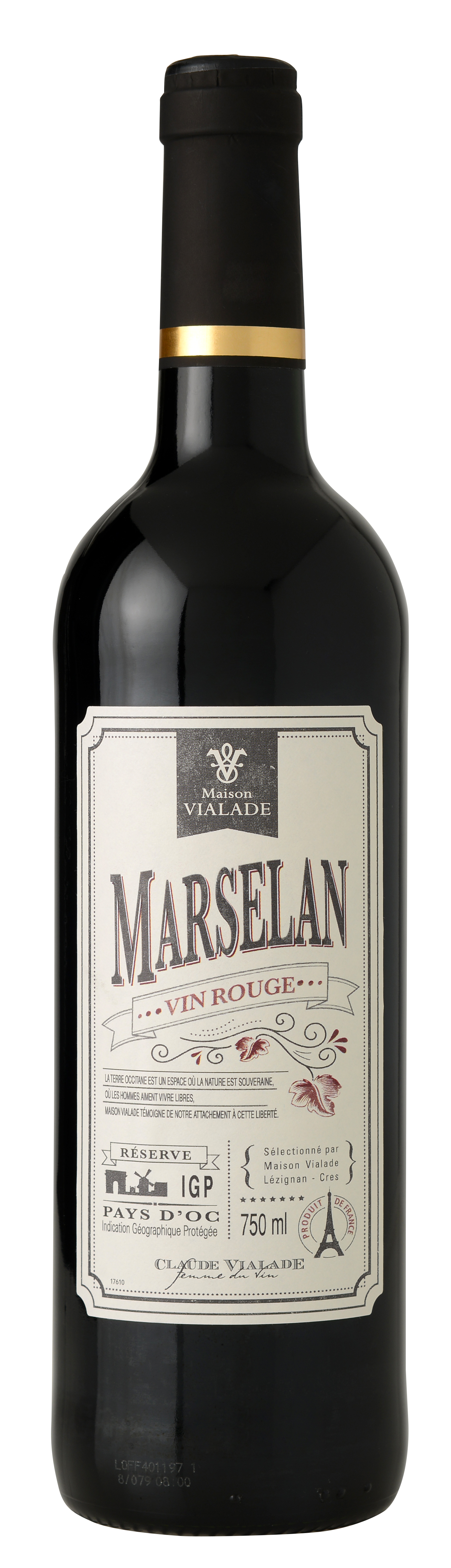 65235 Maison Vialade Marselan 2019 0,75 liter