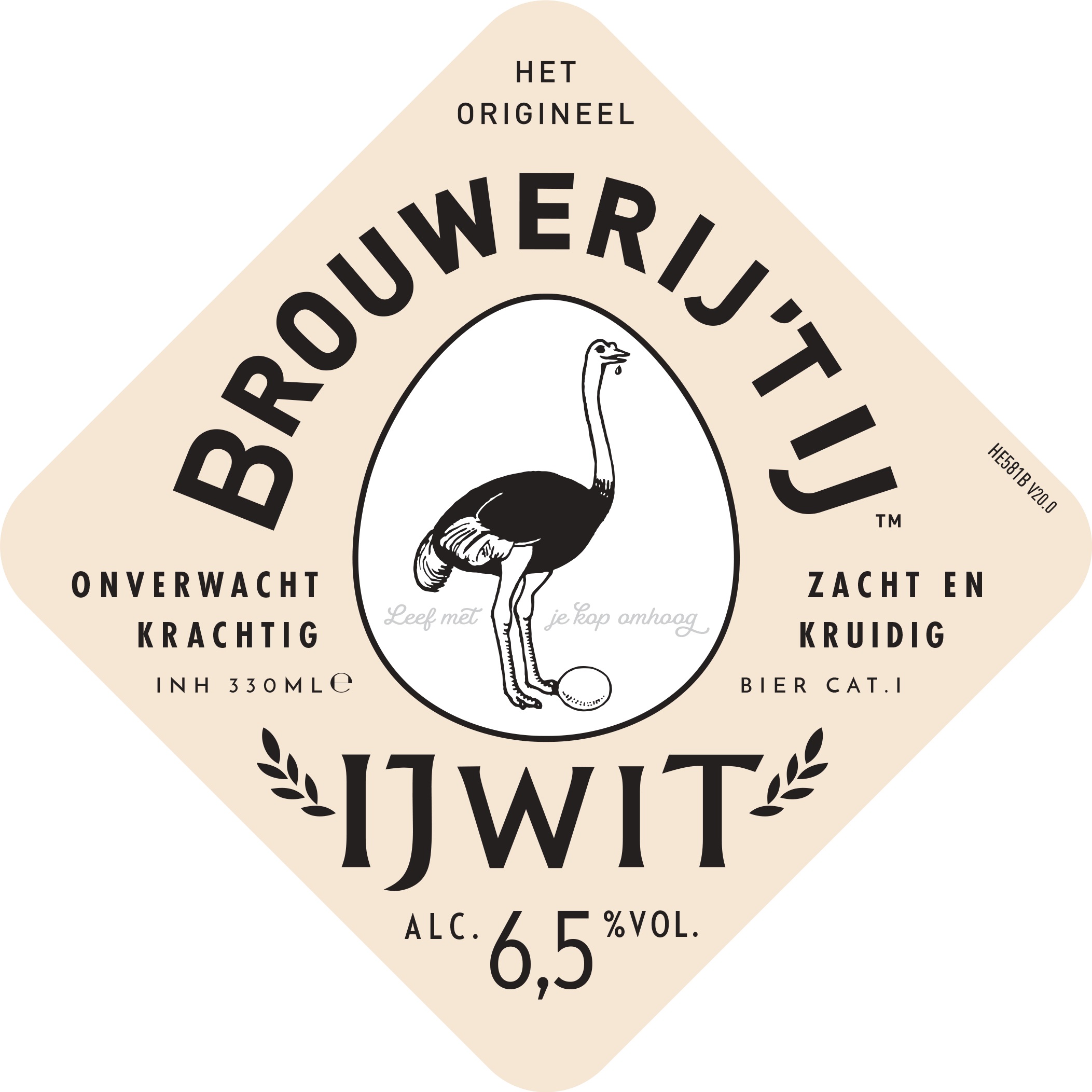 67965 't IJ IJwit bier fust 20 liter