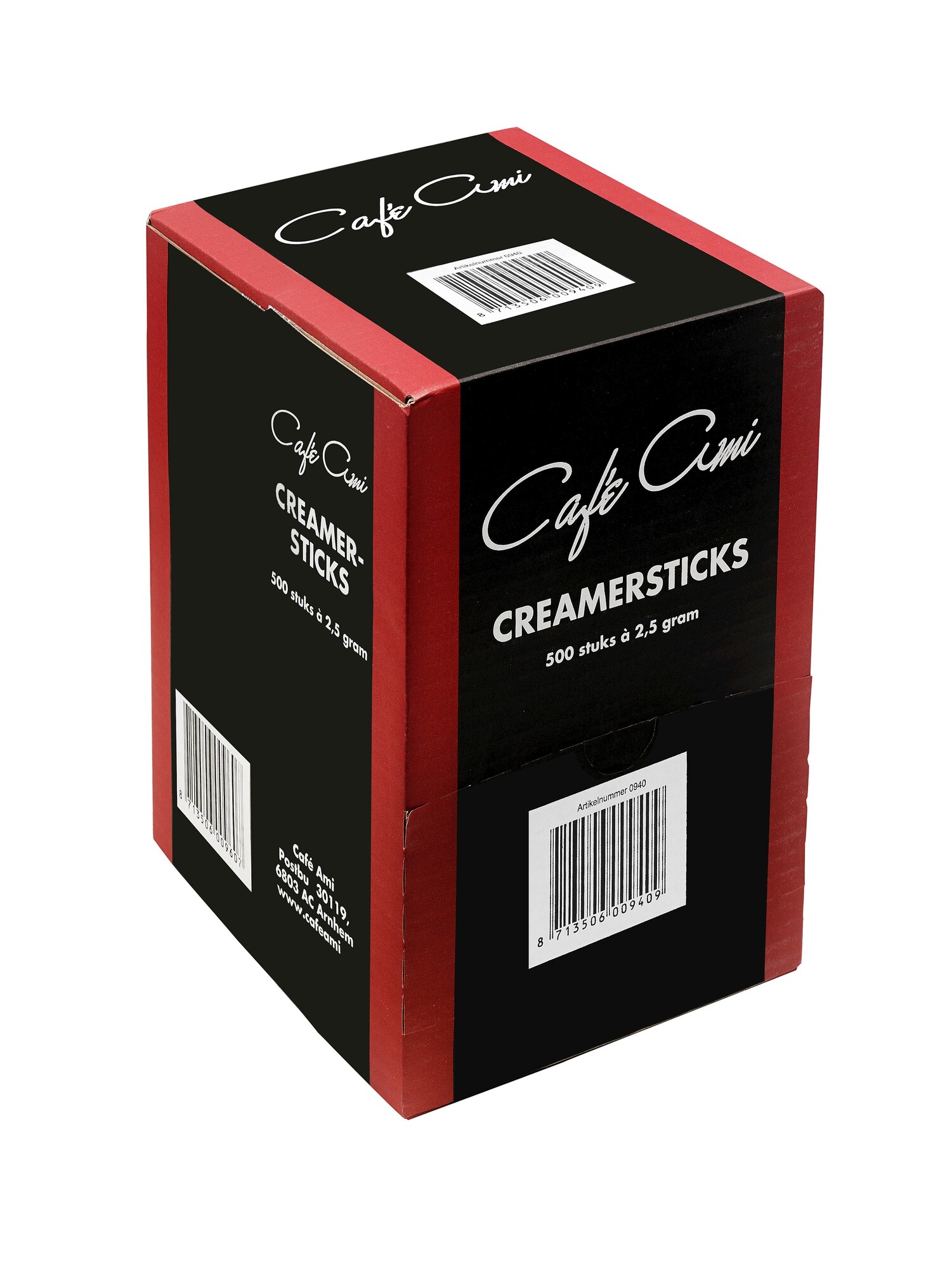 72831 Creamersticks dispencerdoos 500x2,50 gr