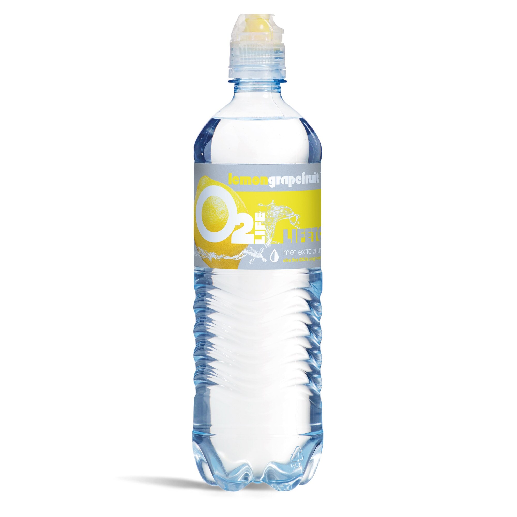 75150 O2Life lemon-grapefruit drink 6x0,75 ltr